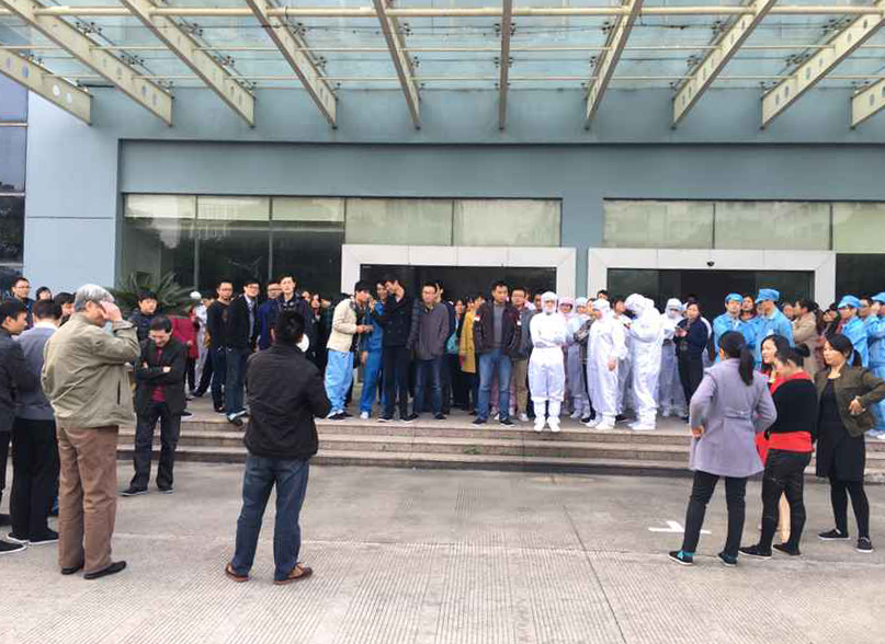 
                            友旺開展消防演練，提升員工消防安全意識